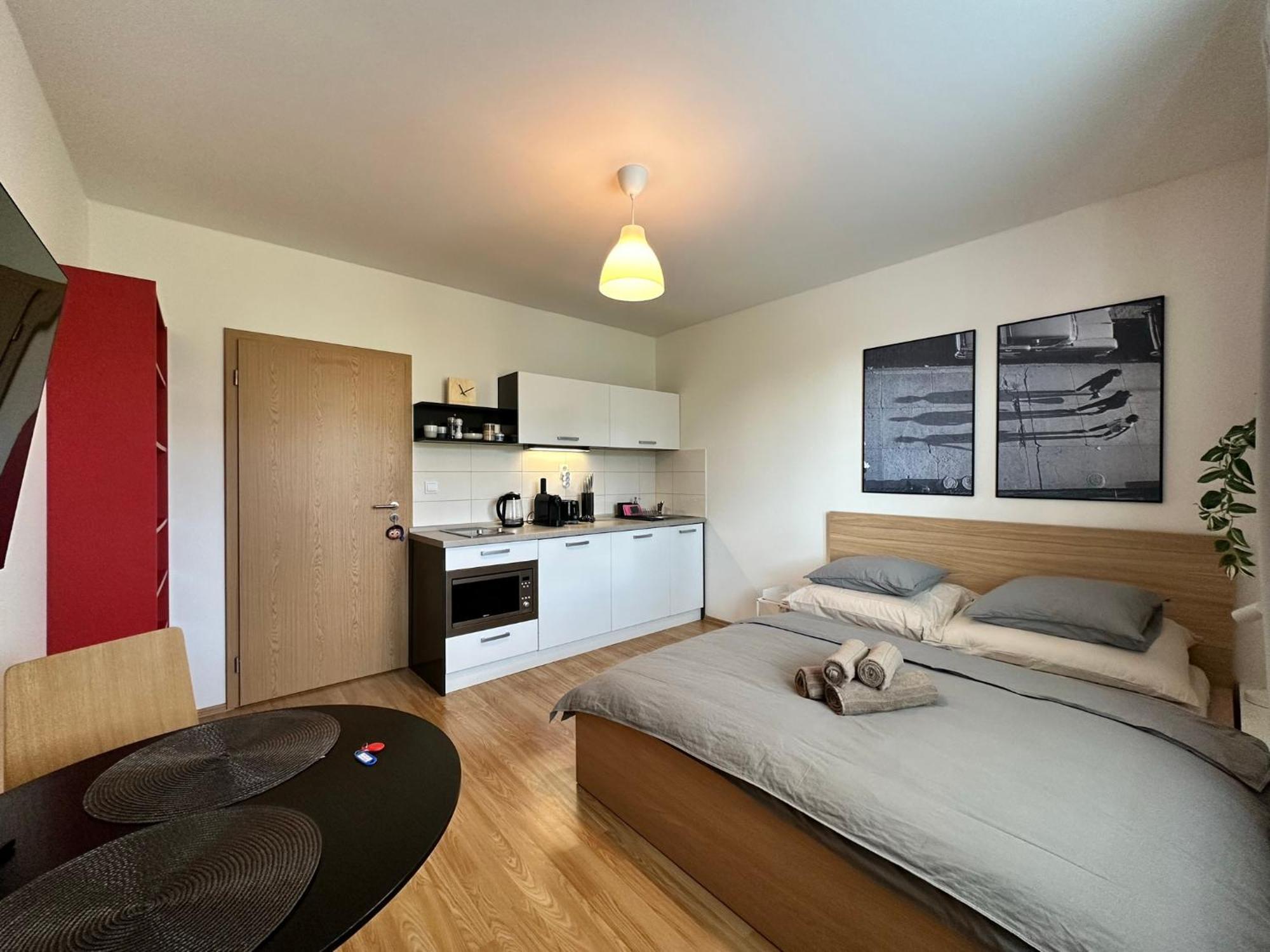 Cozy Studio Apartment In The Wider Center Bratislava Bagian luar foto